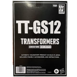 Transformers Generations Selects TT-GS12 Soundblaster Mercenary voyager pulse exclusive black sleeve box package back