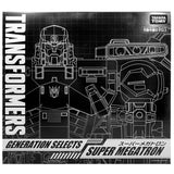 Transformers Generations Selects TakaraTomy Mall Japan Super Megatron Ultra Battlestars box package black sleeve front