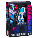 Transformers generations shattered glass collection soundwave voyager white box package front angle