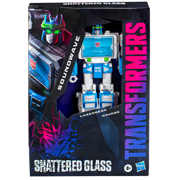 ThreeZero Shattered Glass DLX Soundwave BBTS Exclusive