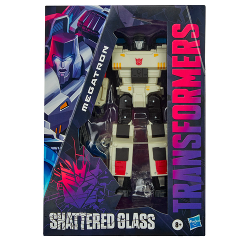 Transformers Generations Shattered Glass Collection Voyager Megatron Box Package Front