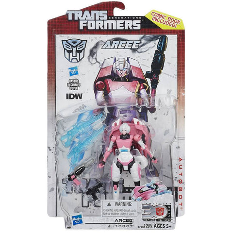 Transformers Generations Thrilling 30 Deluxe Arcee Box Package Front Hasbro USA
