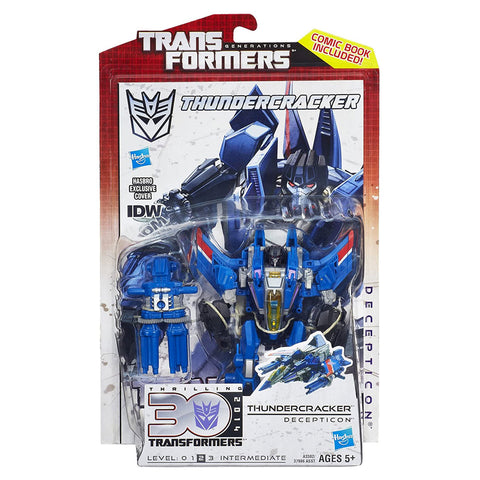 Transformers Generations Thrilling 30 Deluxe Thundercracker Box package Front Hasbro USA