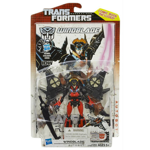 Transformers Generations Thrilling 30 Deluxe Windblade Box Pacakge Front Hasbro USA