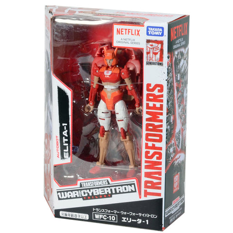 Transformers Generations War for Cybertron WFC-10 Elita-1 deluxe takaratomy mall japan box package front angle