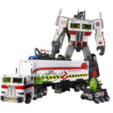 Transformers Masterpiece MP-10G Optimus Prime Ecto-35 Edition Trailer Alt mode and toy