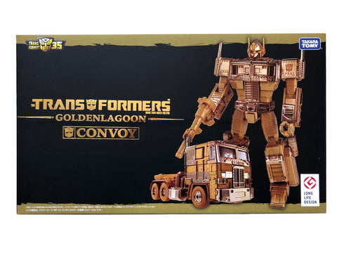 Golden Lagoon Masterpiece Convoy Optimus Prime Gold