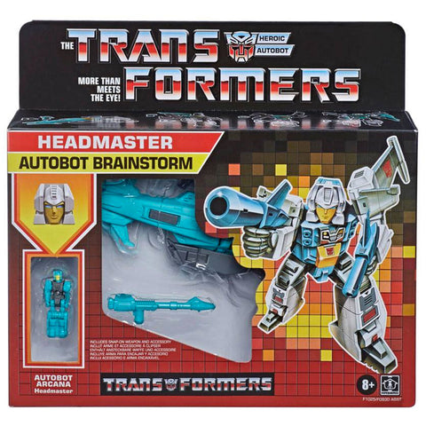 Transformers Headmaster Brainstorm Titans Return Retro G1 Deco reissue walmart exclusive box package front