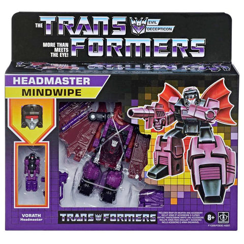 Transformers Generations Headmaster Mindwipe Titans Return Retro G1 deco walmart exclusive box package front