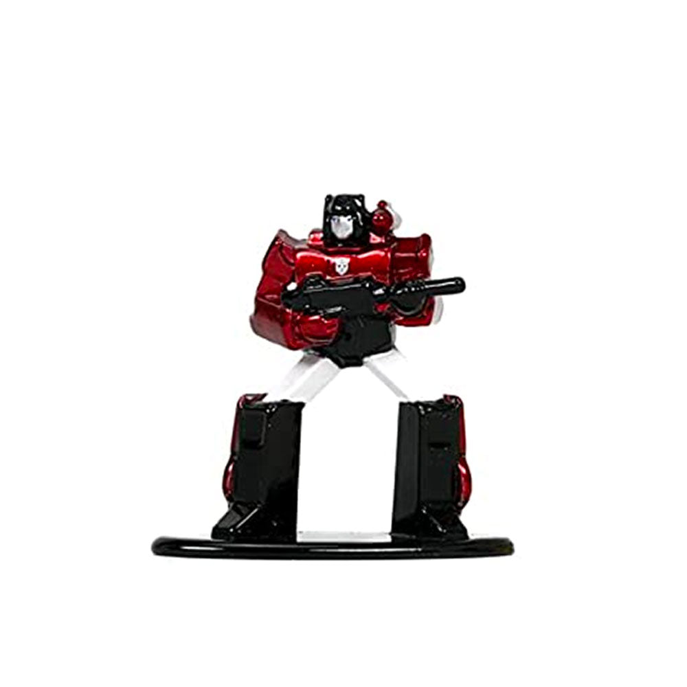 Jada Transformers G1 Cliffjumper Figurine (Red) - Nano MetalFigs