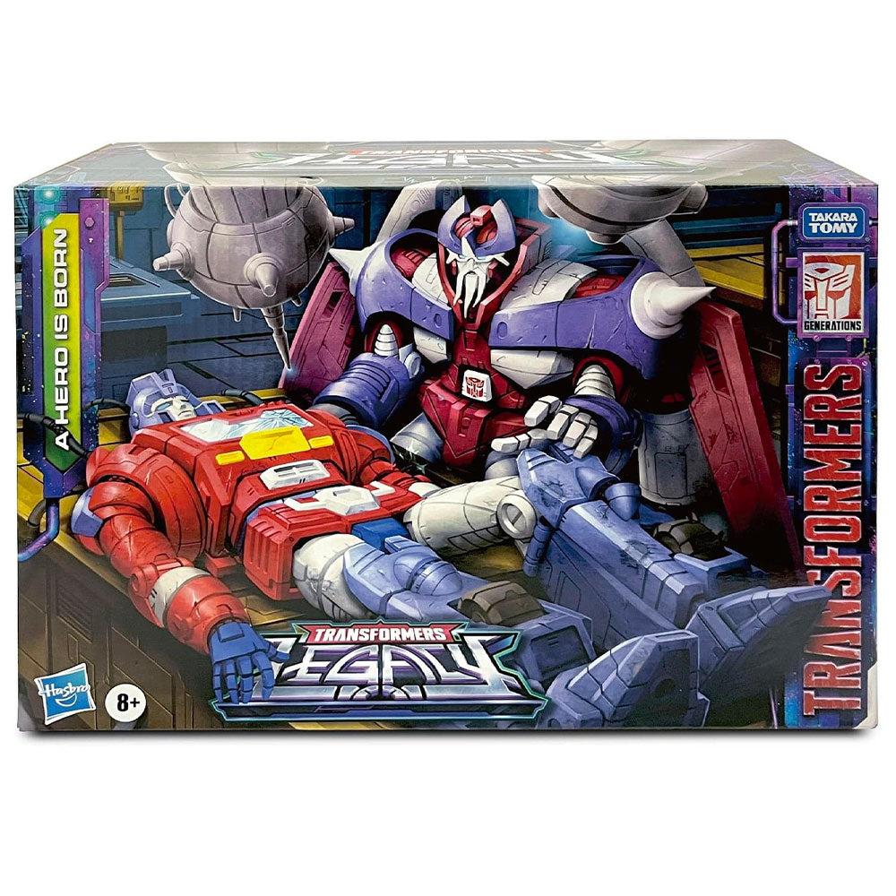 Transformers Legacy A Hero is Born Orion Pax & Alpha Trion - Giftset Transformers Legacy A Hero is Born Orion Pax & Alpha Trion - Giftset