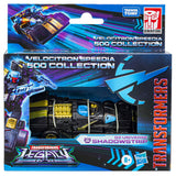 Transformers Generations Legacy Velocitron Speedia 500 Collection G2 Universe Shadowstrip deluxe black dragstrip stunticon walmart exclusive box package front