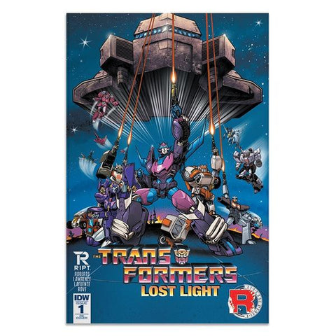 Transformers Lost Light Issue 1 Retailer Exclusive cover RIPT Apparel Artist Tim Lim