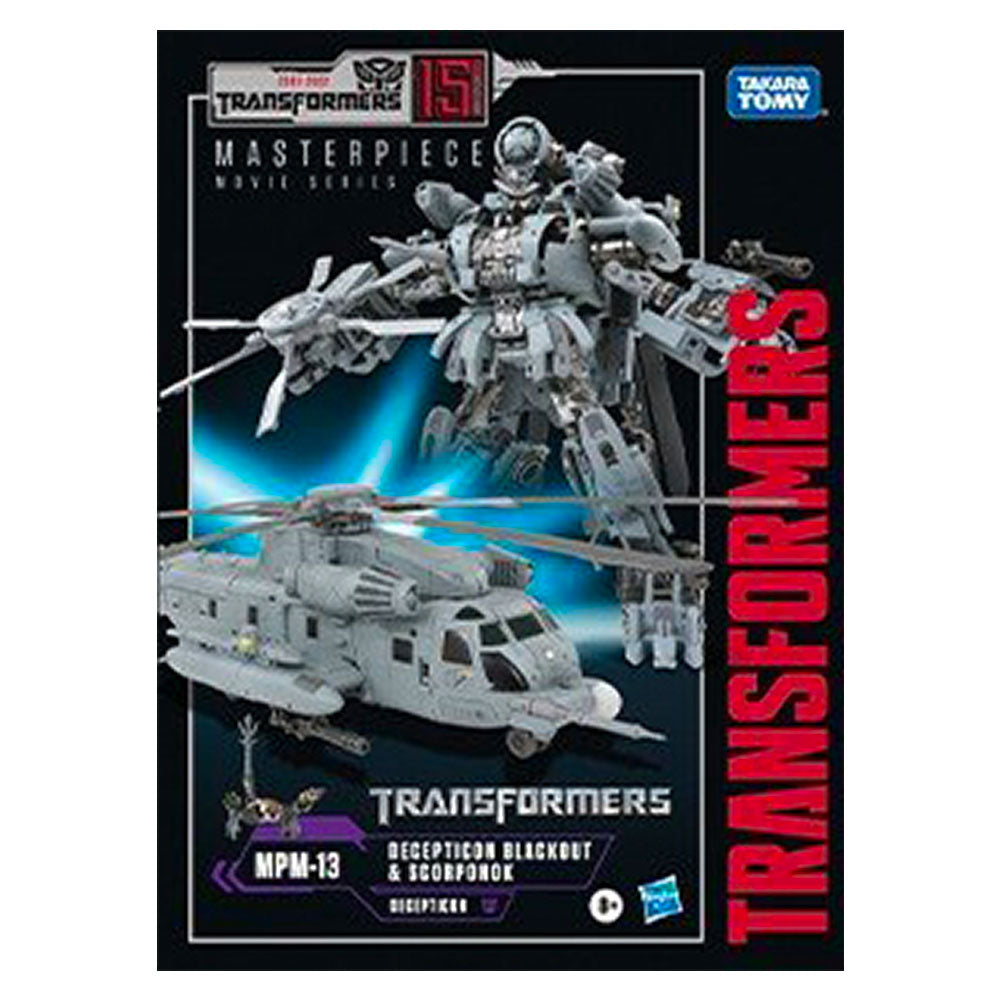 TRANSFORMERS Masterpiece Movie - Blackout & Scorponok Hasbro (Figurine Neuve)