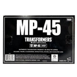 Transformers Masterpiece MP-45 Bumblebee Black Box sleeve packaging USA Hasbro back