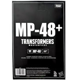 Transformers Masterpiece MP-48+ Plus Dark AMber Leo Prime black lio convoy usa hasbro black sleeve box package back