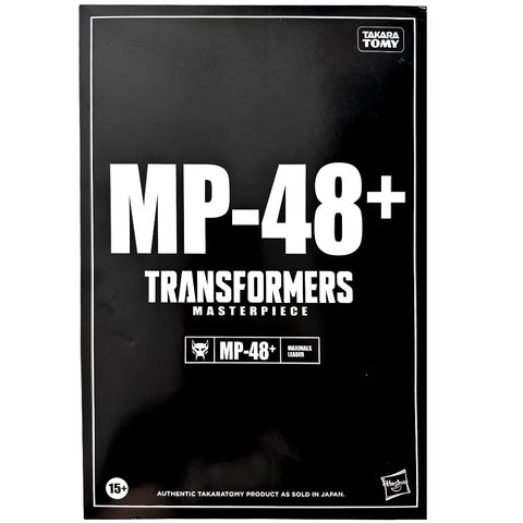 Transformers Masterpiece MP-48+ Plus Dark AMber Leo Prime black lio convoy usa hasbro black sleeve box package front