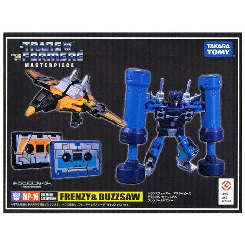 Transformers Masterpiece MP16 Frenzy & Buzzsaw Reissue 2017 Japan TakaraTomy Box Package Front