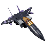 Transformers Masterpiece MP-52+ Skywarp Japan TakaraTomy black jet plane toy front