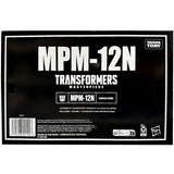 Transformers Masterpiece Movie series MPM-12 Nemesis Prime bumblebee movie hasbro USA black sleeve box package back