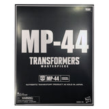 Transformers Masterpiece MP-44 Optimus Prime Convoy USA Hasbro black slip sleeve package box