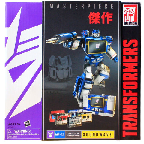 Transformers Masterpiece MP-02 Soundwave with cassettes reissue Hasbro Asia 2016 box package front