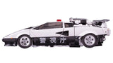 Transformers Masterpiece MP42 Cordon White Sunstreaker Diaclone Police Car Side
