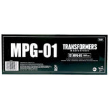 Transformers Masterpiece MPG-01 Trainbot Shouki USA hasbro black sleeve box package back