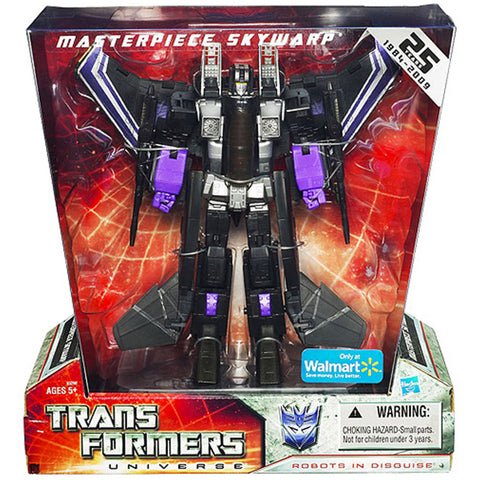 Transformers Masterpiece Skywarp USA Walmart Hasbro Box Package Front
