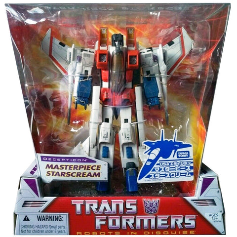 Transformers Masterpiece Starscream USA Edition Japan TakaraTomy Box Package Front 2008