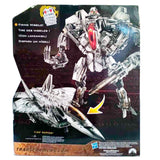 Transformers Movie Hunt for the Decepticons Starscream Leader Hasbro Brazil multilingual box package back