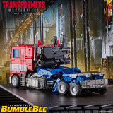 Transformers Movie Masterpiece MPM12 Optimus Prime Bumblebee Movie Film Hasbro USA Target Exclusive semi truck toy back