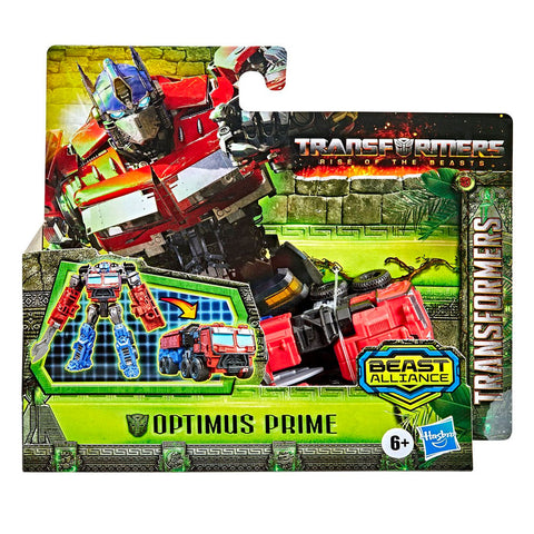 Transformers Beast Alliance Optimus Prime Battle Changer ROTB Rise of the Beasts box package front