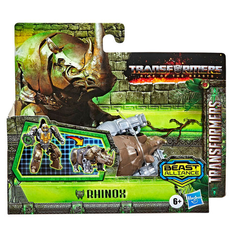 Transformers Beast Alliance Rhinox battle changer rise of the beasts ROTB box package front