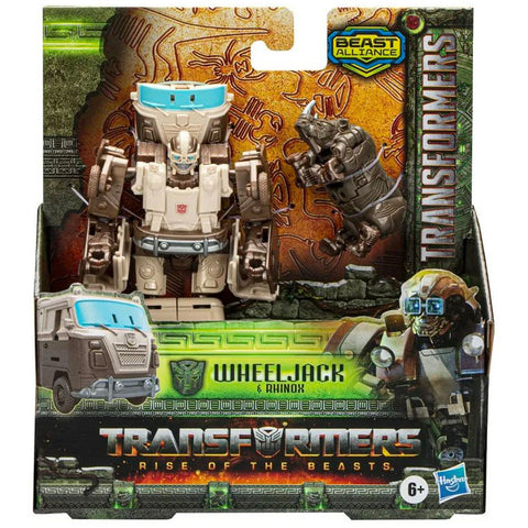 In Stock Hasbro Yolopark Transformers: Rise of The Beasts AMK Series Scourge  Rhinox Cheetor Action Figure - AliExpress