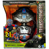 Transformers movie rise of the beasts ROTB optimus primal 2-in-1-transforming face mask box package front