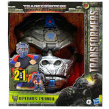 Transformers movie rise of the beasts ROTB optimus primal 2-in-1-transforming face mask box package front photo