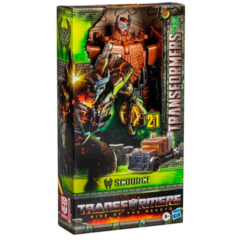 Transformers Movie Rise of the beasts ROTB Scourge Titan changer box package front angle