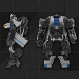 Transformers Movie Studio Series 105 Mirage Deluxe ROTB rise of the beasts robot toy action figure render back side