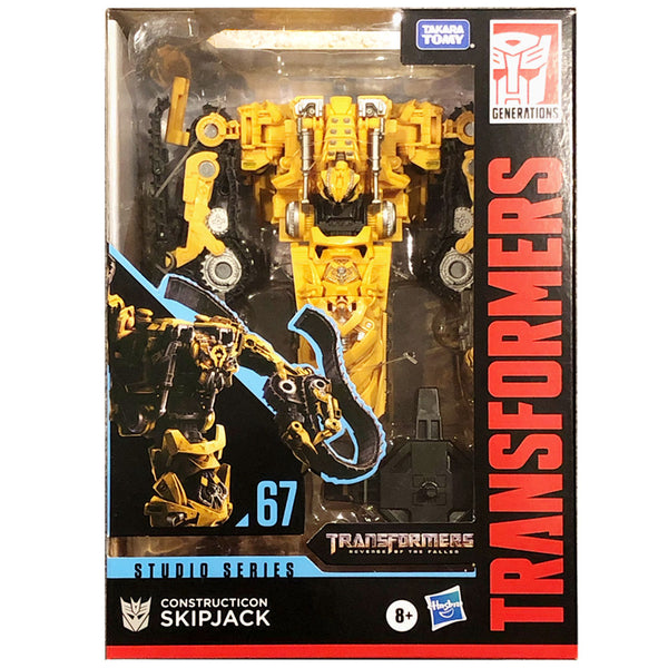 Transformers Studio Series 67 ROTF Skipjack Yellow Bulldozer