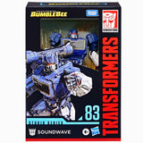 Transformers Movie Studio Series 83 Cybertronian Soundwave Voyager box package bubbless variant front