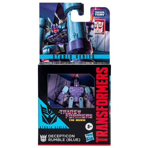 Transformers Movie Studio Series 86 Rumble (Blue) core TFTM box package front