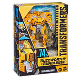 Transformers Movie Studio Series Buzzworthy 74-BB Deluxe Bumblebee sam witwicky box package front angle