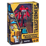 Transformers Movie Studio Series Buzzworthy Bumblebee 40-BB Deluxe Shatter Car box package front angle