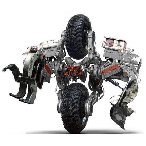 Transformers Movie Studio Series Constructicon Demolisher White vehicle ROTF concept art guess