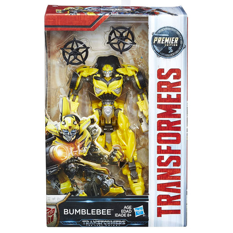 Transformers Movie The Last Knight Premier Edition Deluxe Bumblebee USA Hasbro Box Package Front