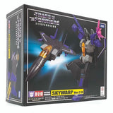 Transformers Masterpiece MP-52+SW Destron Warrior Skywarp ver 2.0 box package front angle