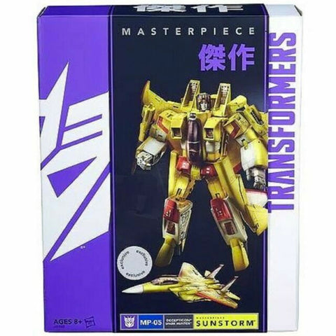 Transformers Masterpiece MP-05 Decepticon Spark Hunter Sunstorm Box Package Front Hasbro USA Toys R Us