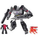Transformers Netflix War for Cybertron Trilogy Megatron 3-pack Captive Lionizer Pinpointer Robot Toy