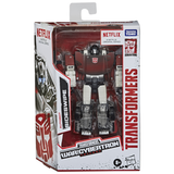 Transformers Netflix War for Cybertron Trilogy Deluxe Sideswipe Box Package Front